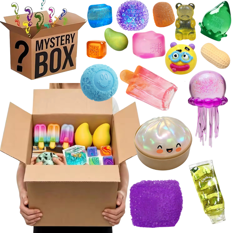 Food Storage Lock Box - Blind Box Fuzz Ball Ice Cream