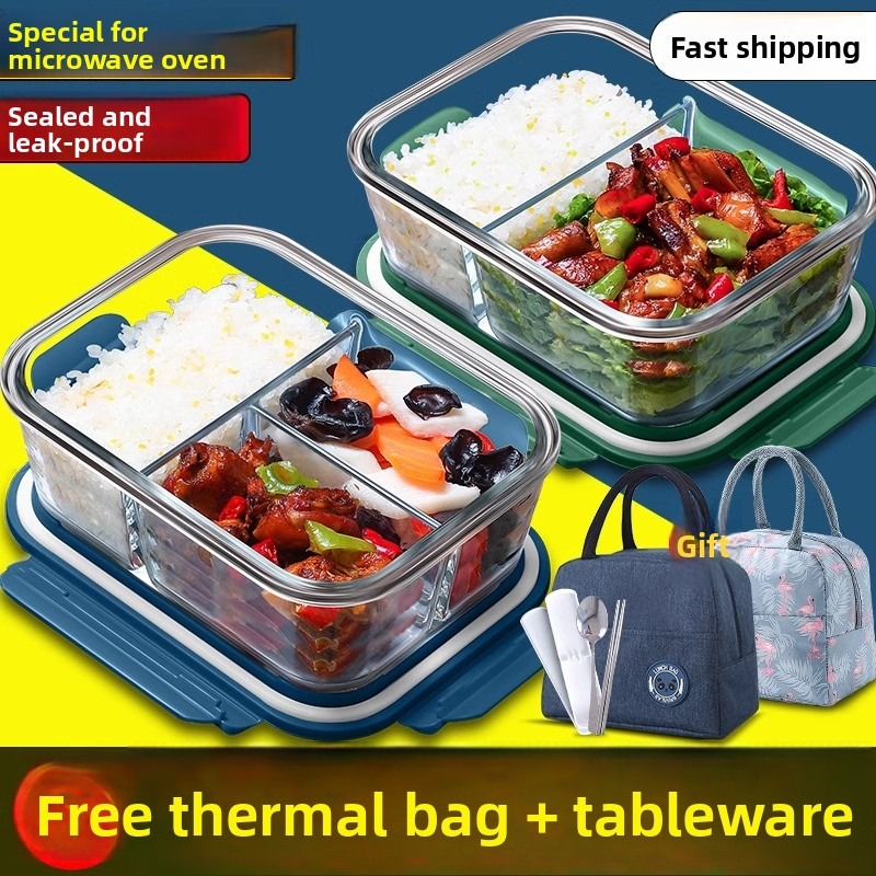 Food Storage Glass Box - High Borosilicate Glass Food Storage Container,