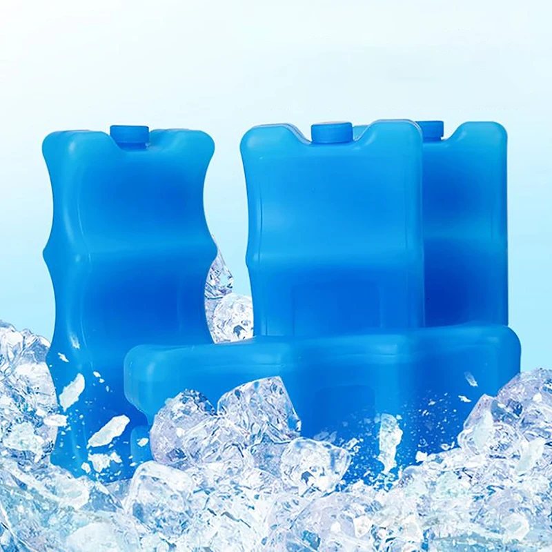 Food Storage In Cooler - Gel Freezer Ice Blocks Picnic Travel