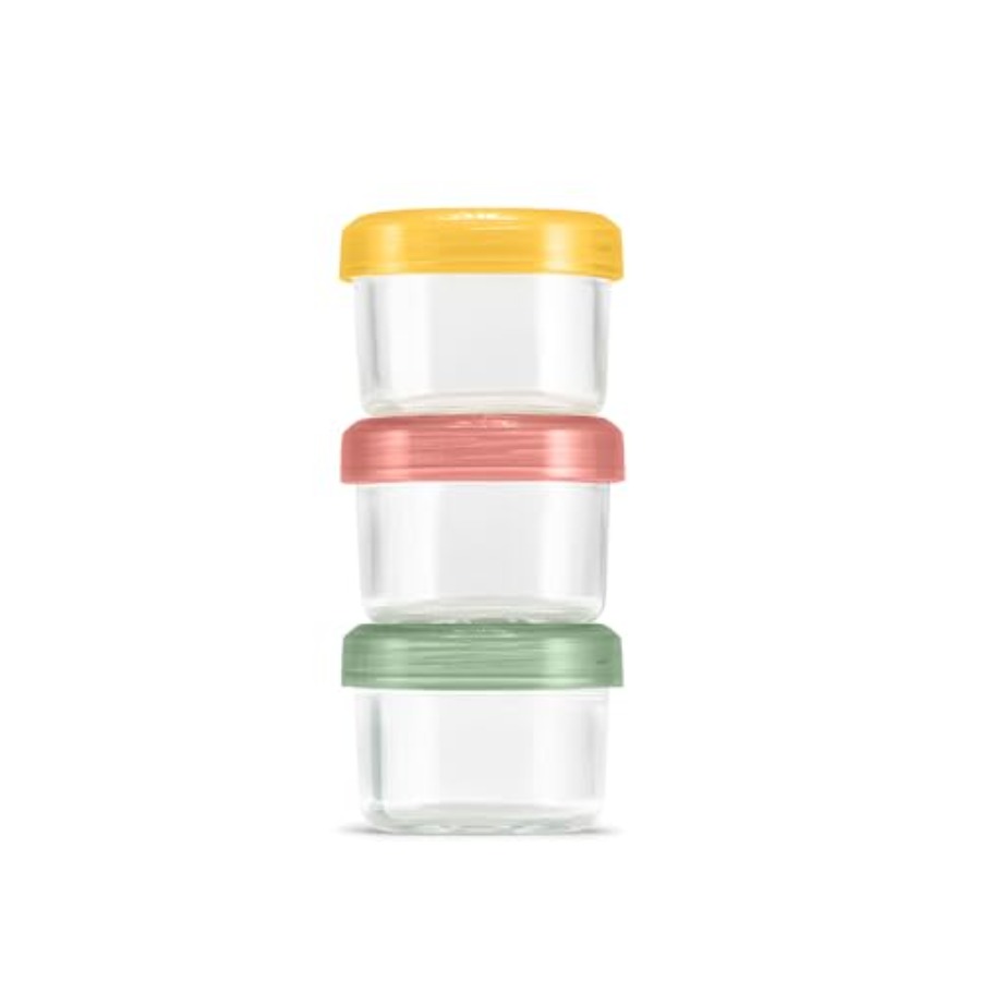 Food Storage Meals - Color Lock Glass Meal Prep Sets