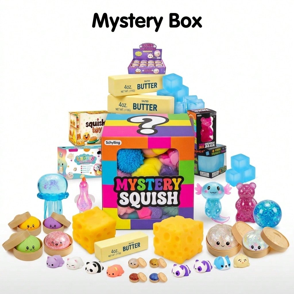 Food Storage Lock Box - Surprise Box-Slow Rise Squishy Toys,Food&Ocean Themed