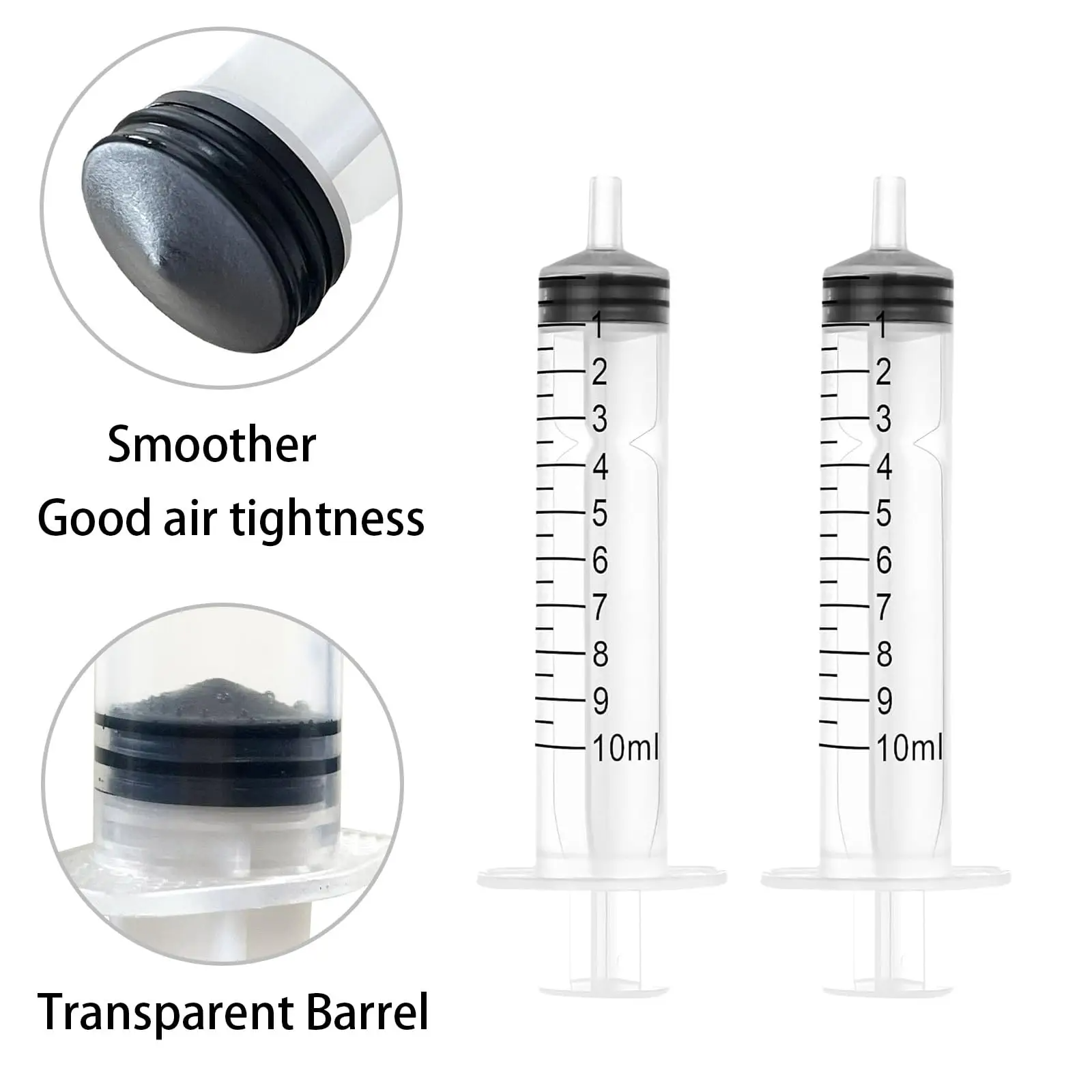 Food Storage Without Plastic - Plastic Syringes 10ml Without Needle Glue
