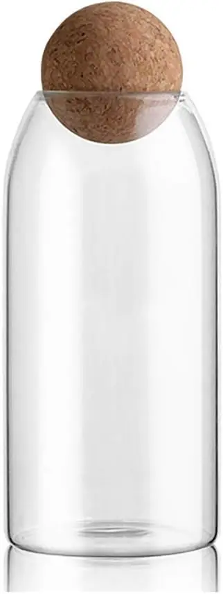 Food Storage Glass Box - 1200Ml/40oz glass storage container with ball