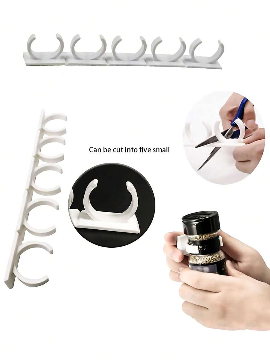 Food Storage Jars - Plastic Kitchen Storage Rack - Spice