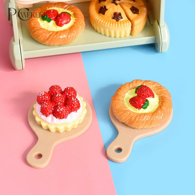 Food Storage Table - Dollhouse Miniature Cake Dessert Biscuit Tray