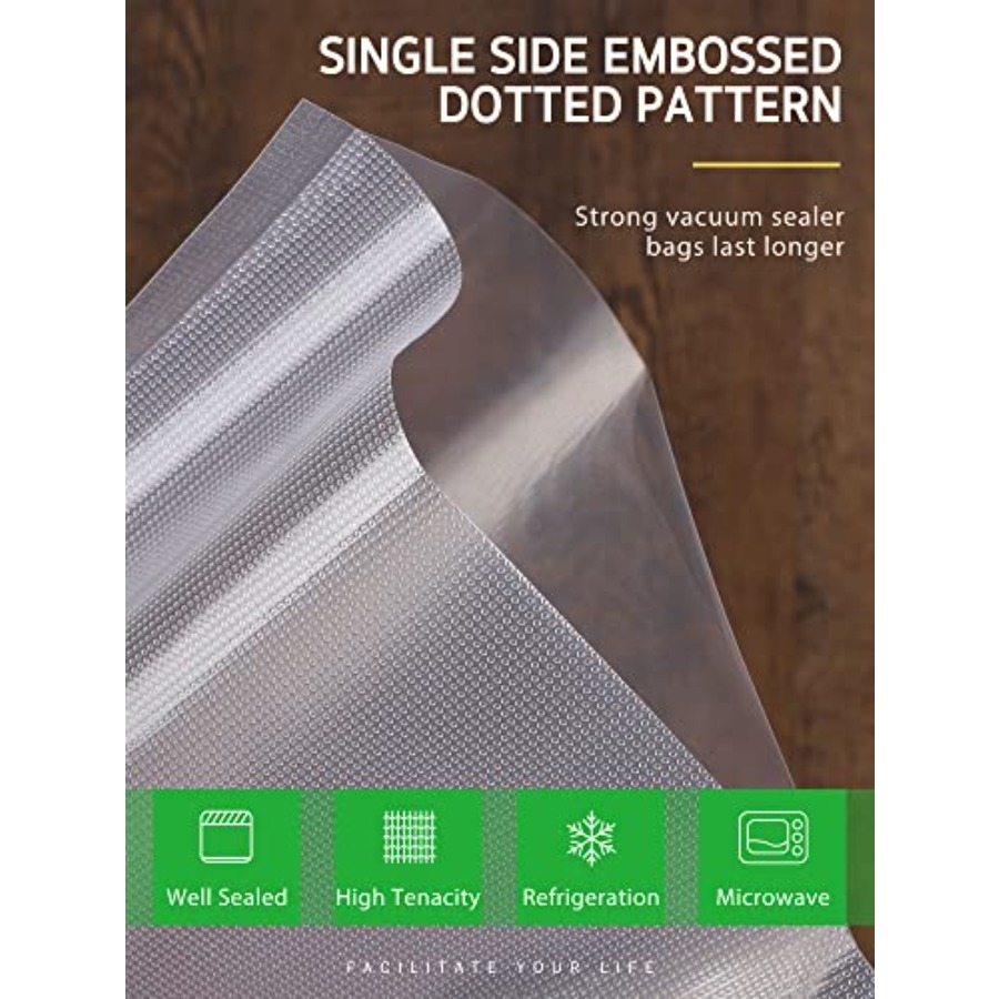 Vacuum Sealer Bags, 6 Pack 3 R - Food Storage Reusable Bags avis et prix