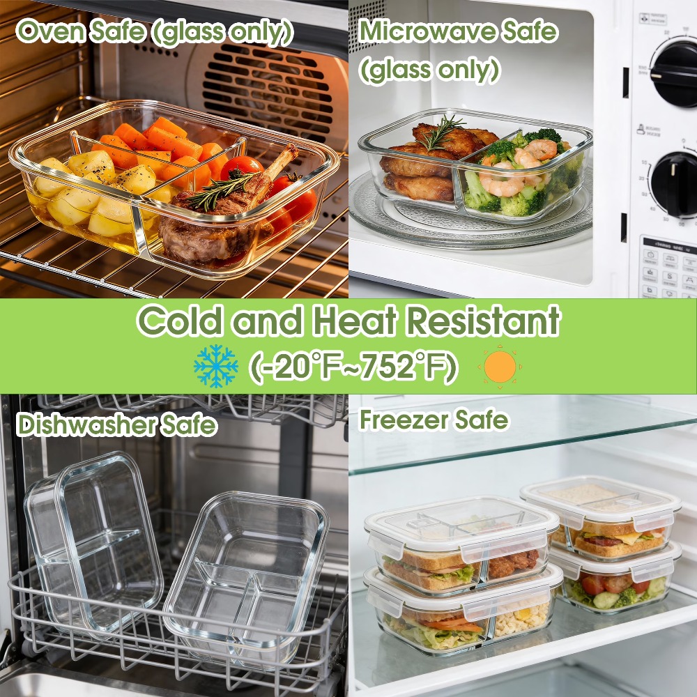 Glass Food Storage Containers  - Food Storage Glass Box avis et prix