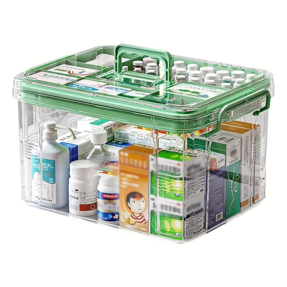 Portable Double Layers Medicin - Food Storage Emergency avis et prix