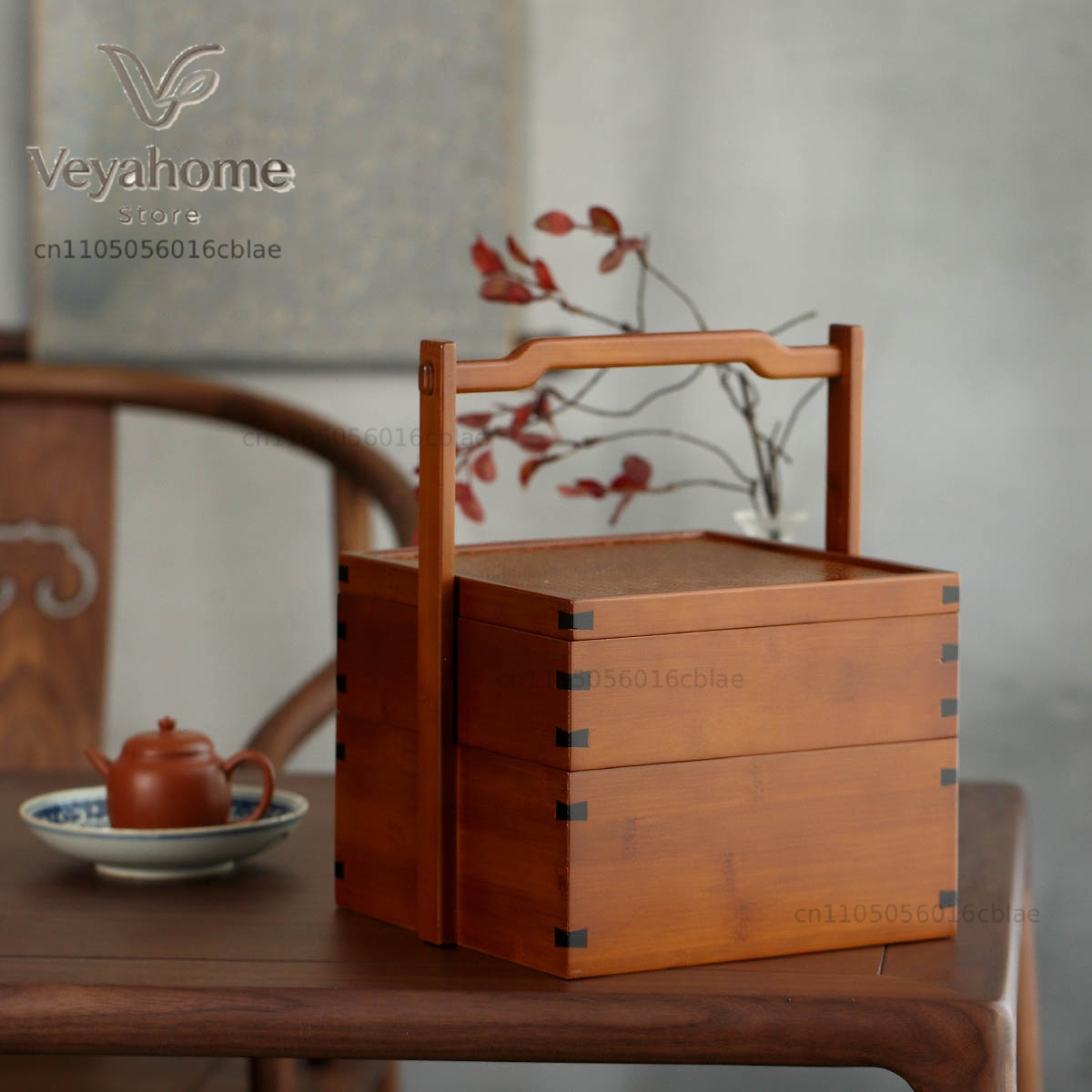 Bamboo Tea Set Storage Box Chi - Food Storage Without Plastic avis et prix