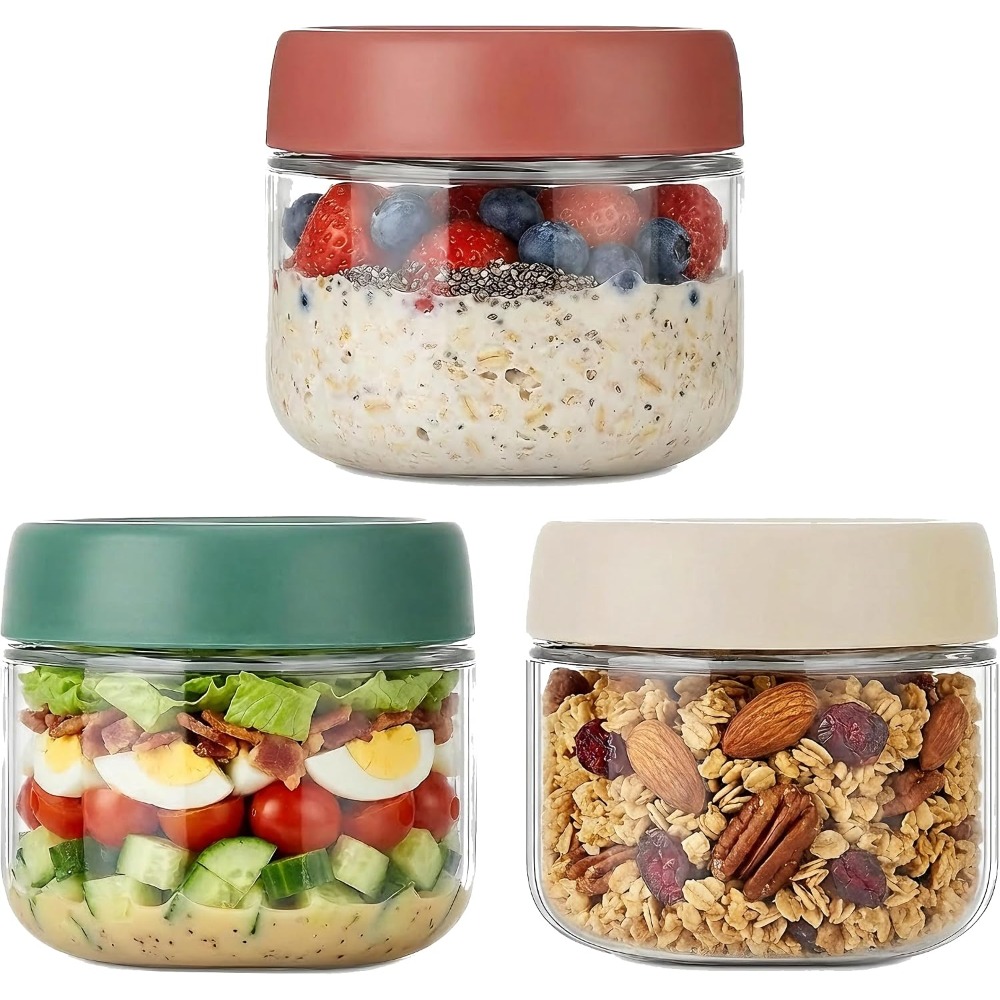 3 Pack 10oz Glass Jars with Sc - Food Storage Jars avis et prix