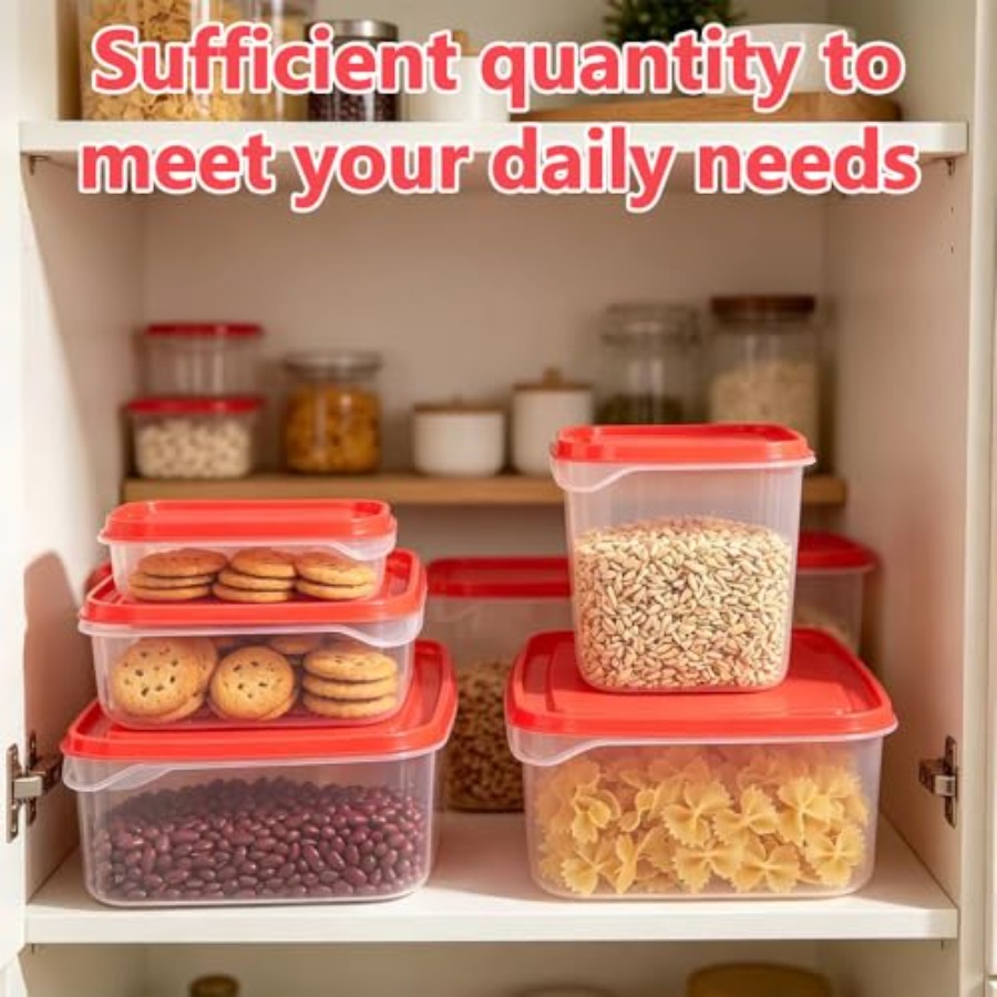 17Pcs Plastic Food Storage Set - Food Storage Meals avis et prix