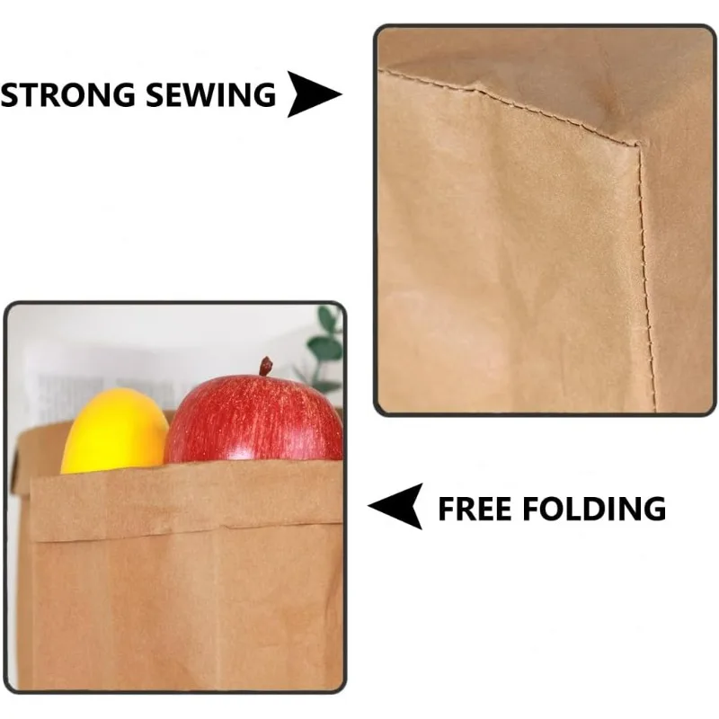 Kraft Paper Bag Washable Paper - Food Storage Reusable Bags avis et prix