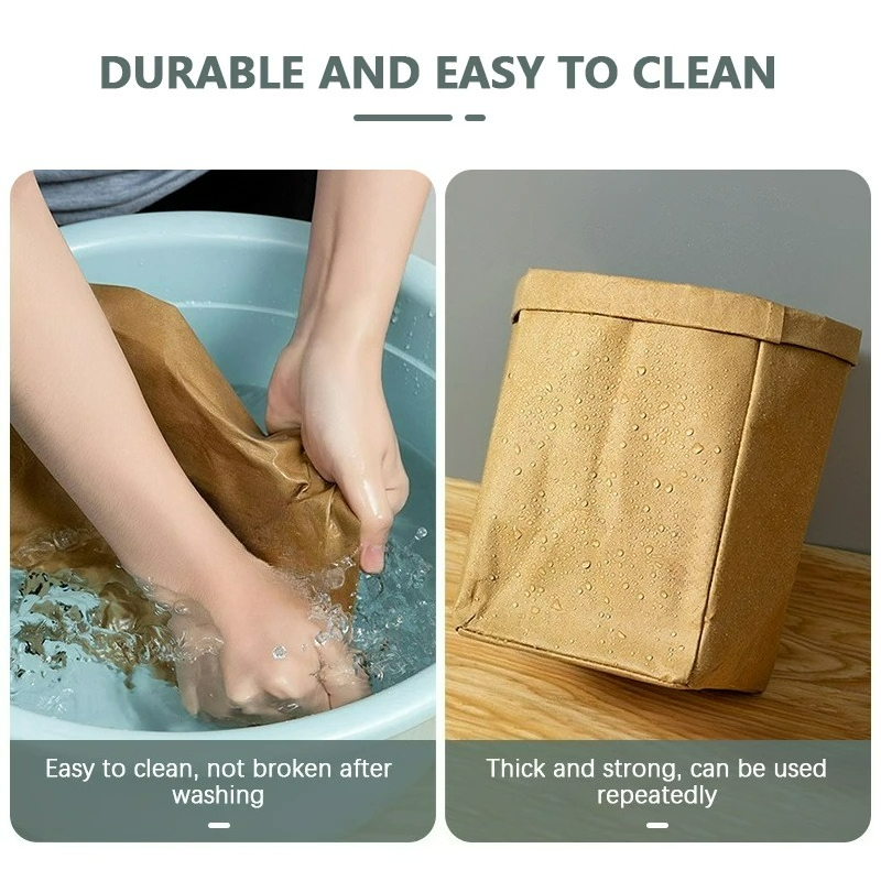 Kraft Paper Bag Washable Paper - Food Storage Reusable Bags avis et prix