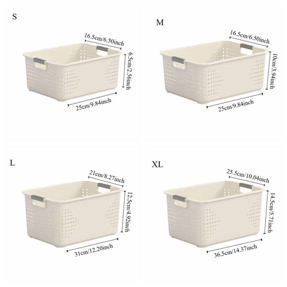Durable Plastic Storage Basket - Food Storage Without Plastic avis et prix