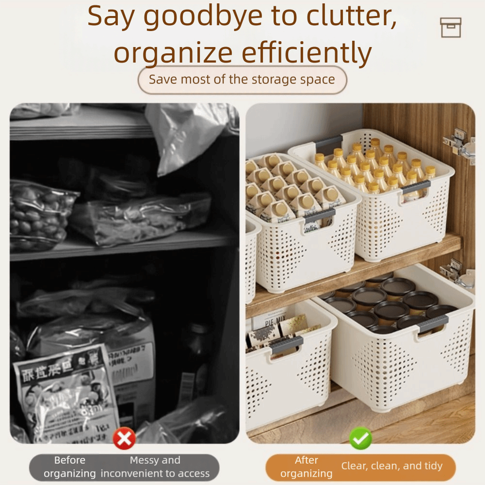 Durable Plastic Storage Basket - Food Storage Without Plastic avis et prix