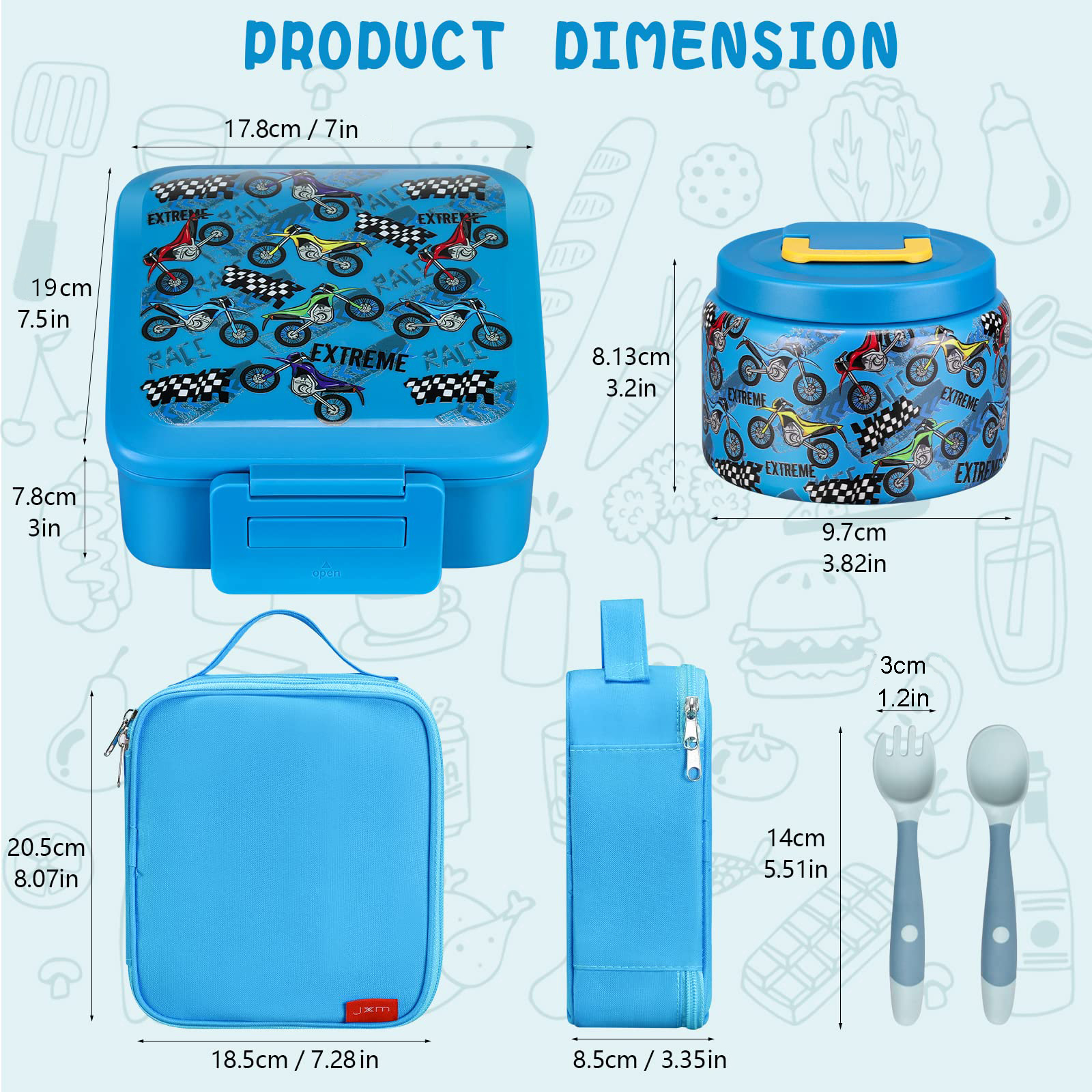 Bento Lunch Box for Kids With  - Food Storage Vacuum Seal Bags avis et prix