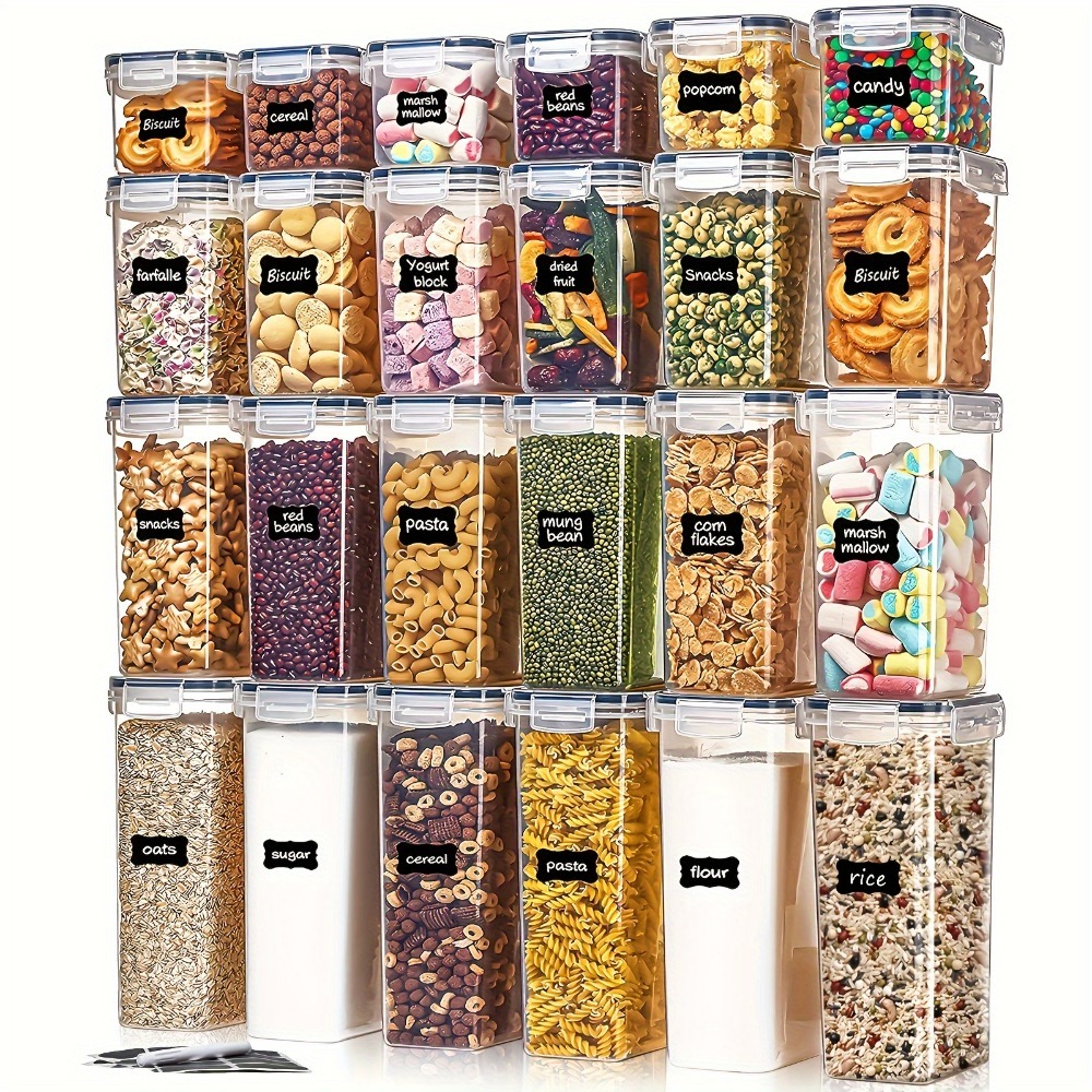 24Pcs Food Storage Containers  - Food Storage In Pantry avis et prix