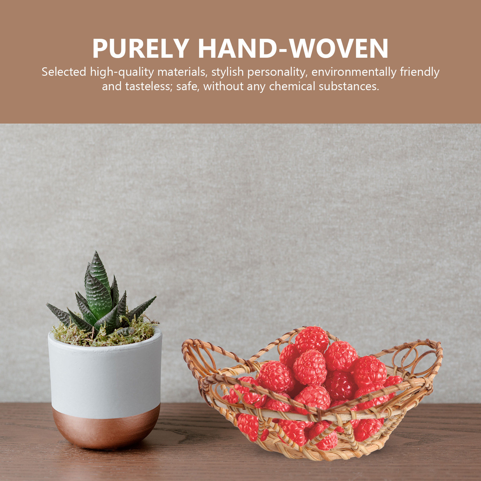 1Pcs Rattan Storage Basket Kha - Food Storage Without Pantry avis et prix