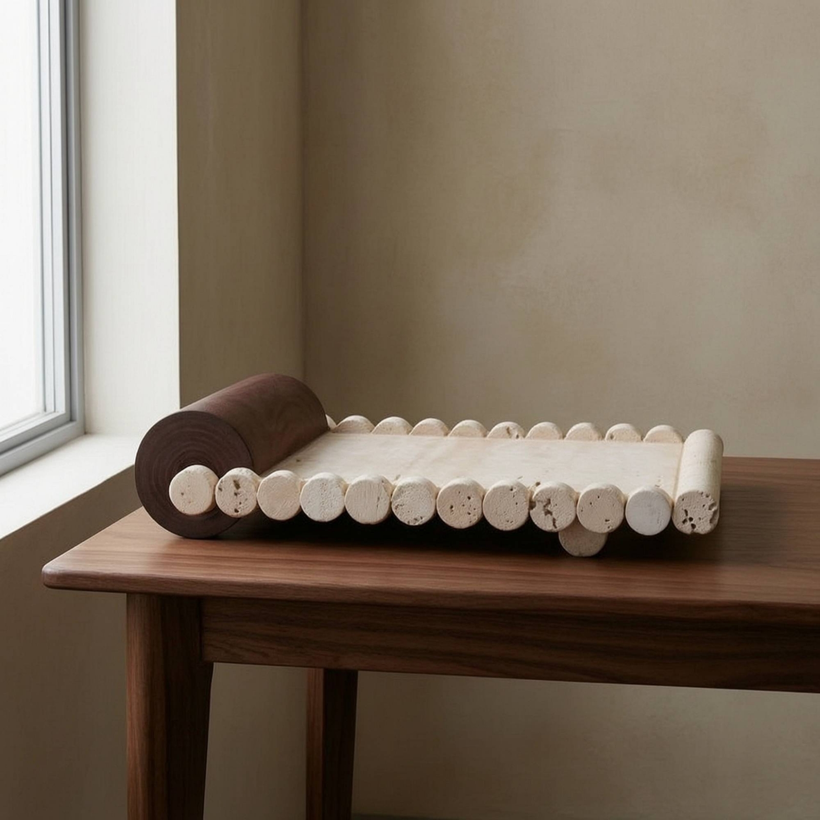 Resin Tray with Wood Roll Easy - Food Storage Table avis et prix