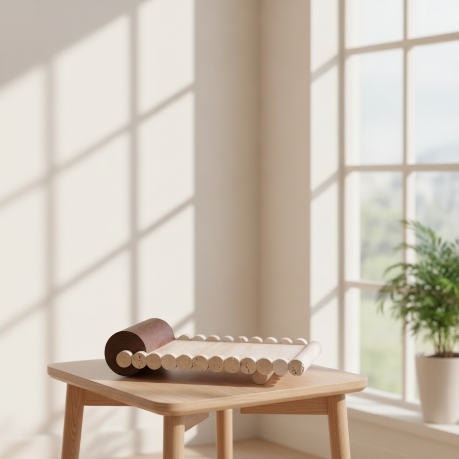 Resin Tray with Wood Roll Easy - Food Storage Table avis et prix