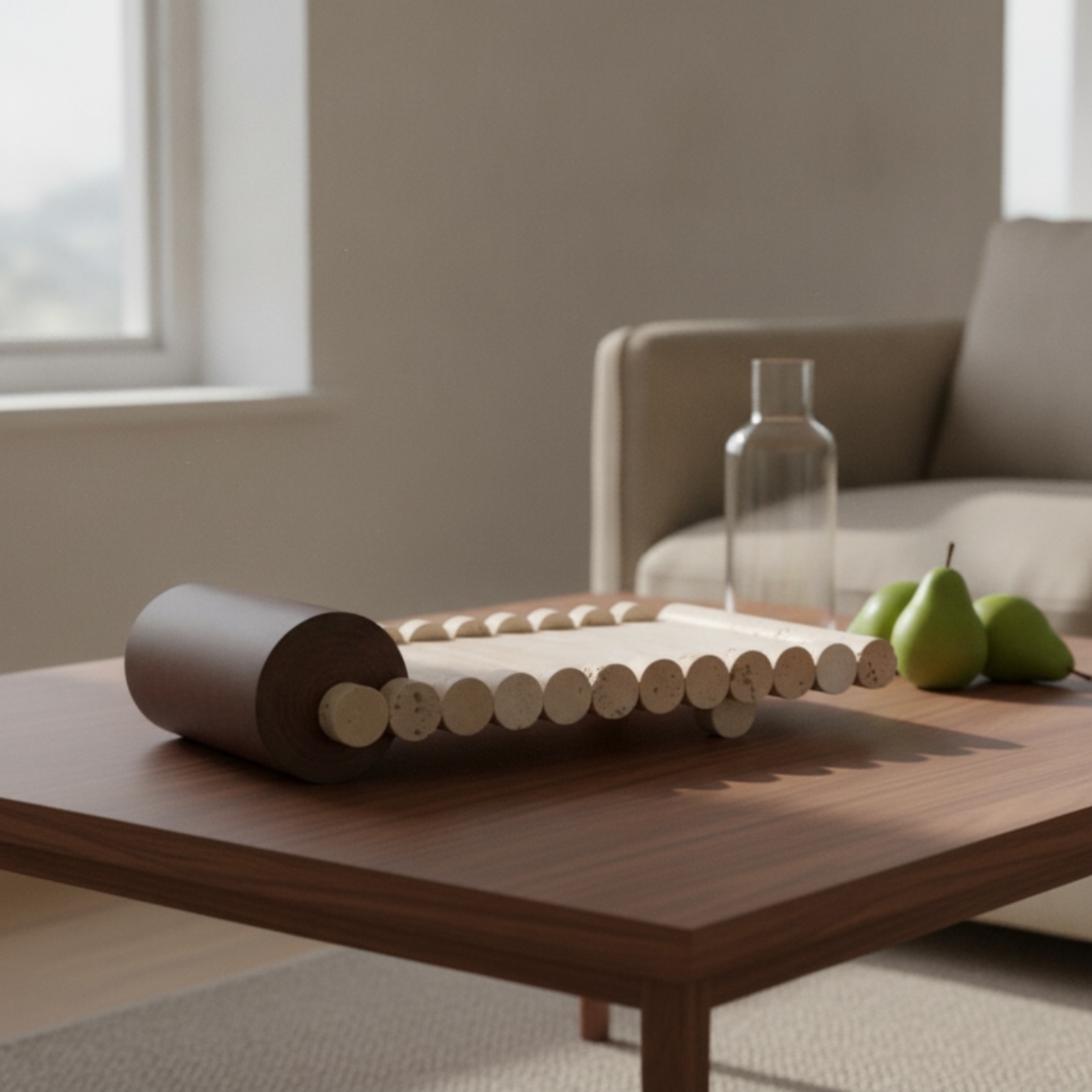 Resin Tray with Wood Roll Easy - Food Storage Table avis et prix