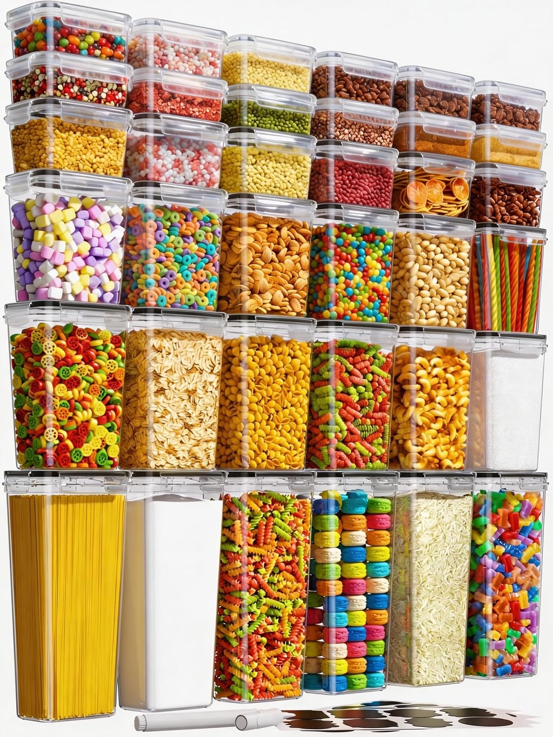 36 Pcs Airtight Food Storage C - Food Storage In Pantry avis et prix
