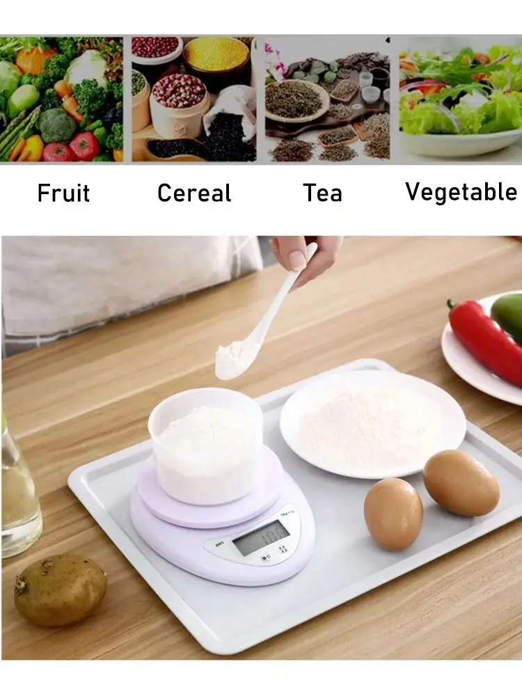 5kg/1g Electronic Scales Porta - Food Storage Table avis et prix