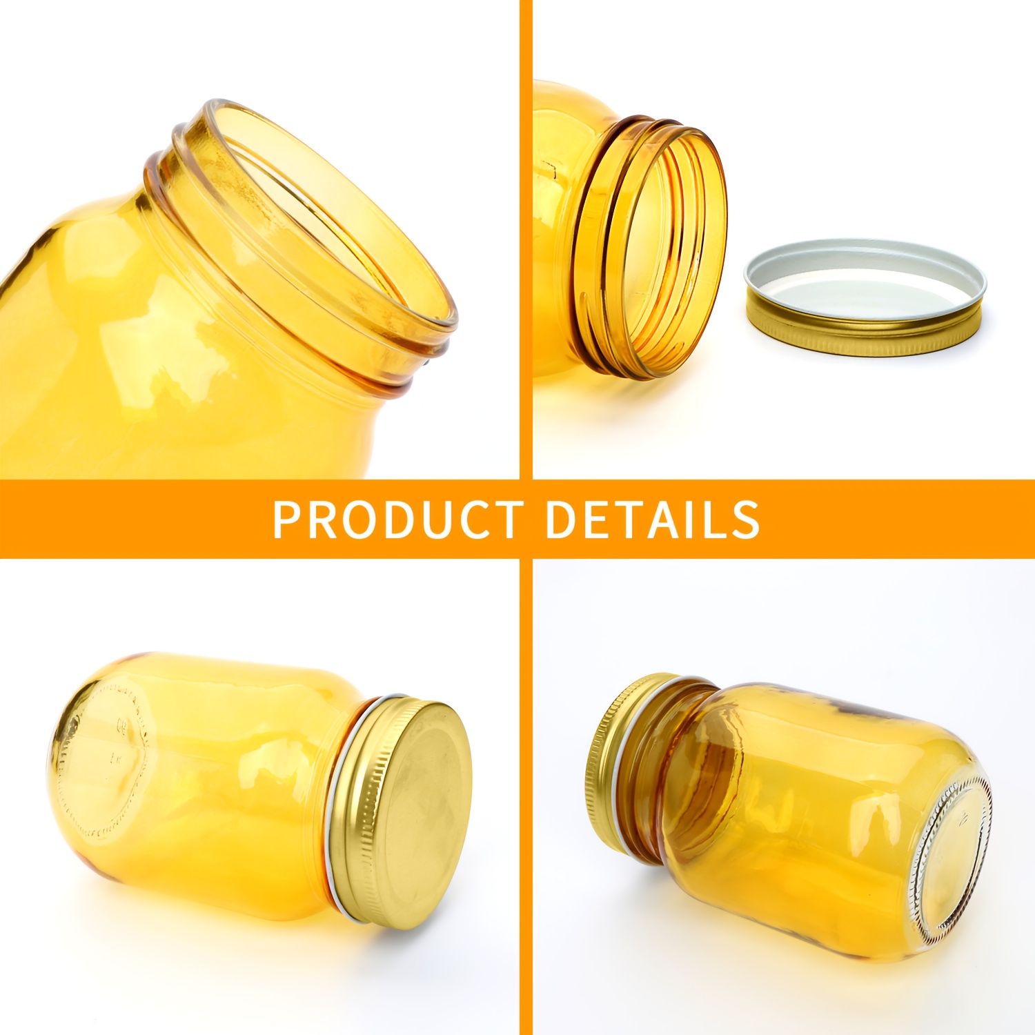 15-Piece Glass Mason Jar Set – - Food Storage Without Pantry avis et prix