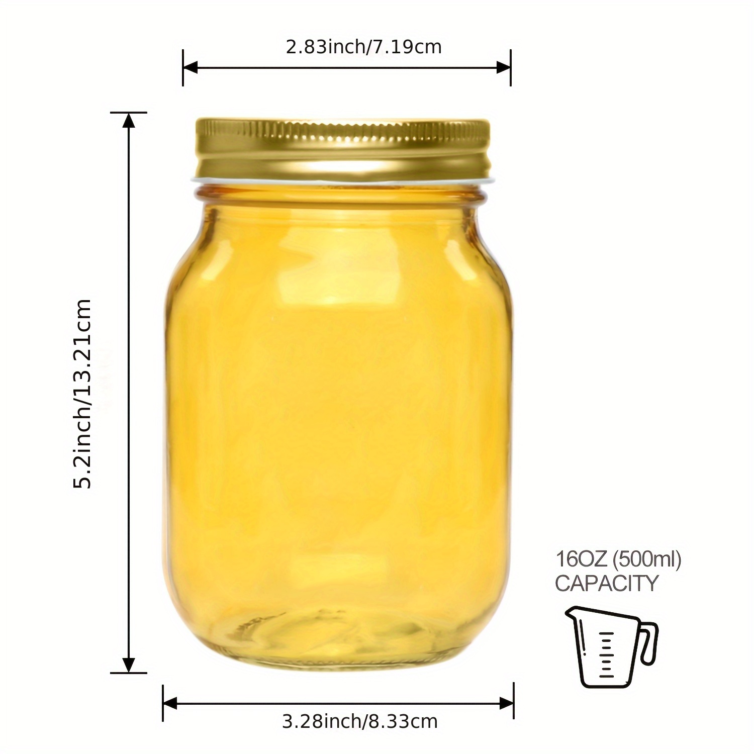 15-Piece Glass Mason Jar Set – - Food Storage Without Pantry avis et prix