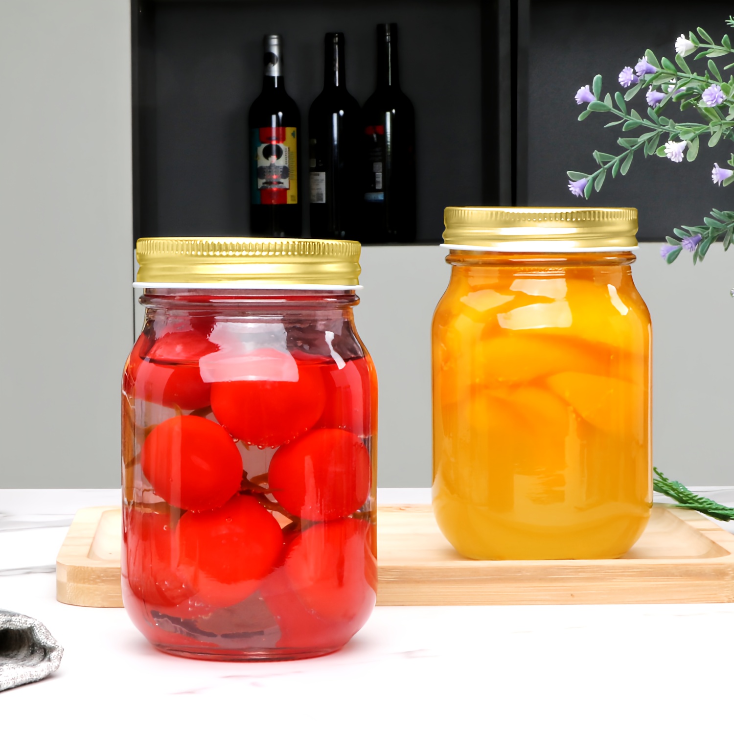15-Piece Glass Mason Jar Set – - Food Storage Without Pantry avis et prix