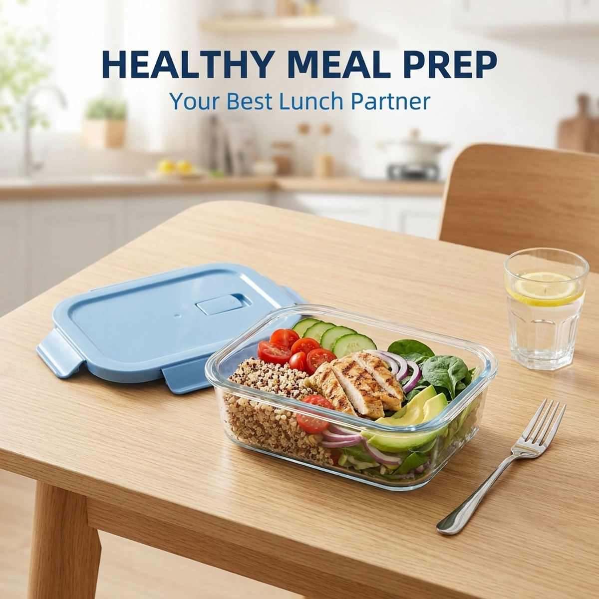 2 Pack Glass Meal Prep Contain - Food Storage Bowls avis et prix