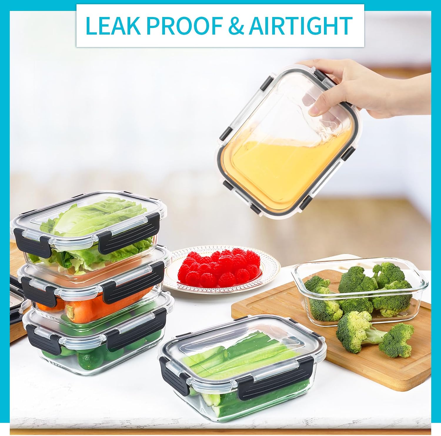 10 Pack Glass Meal Prep Contai - Food Storage Glass Box avis et prix