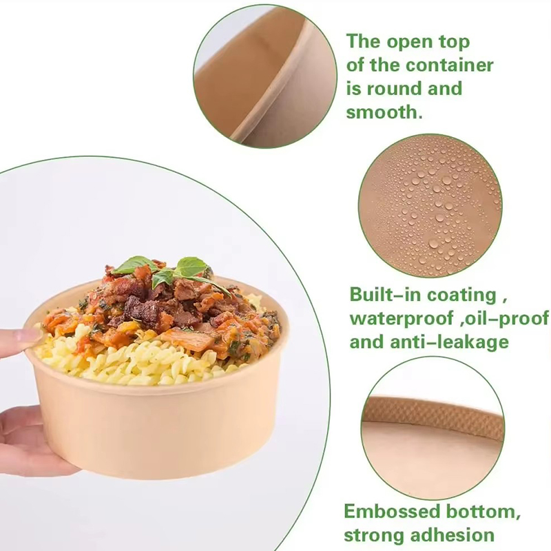 15pcs Kraft Paper Bowls, Fruit - Food Storage Hot Box avis et prix