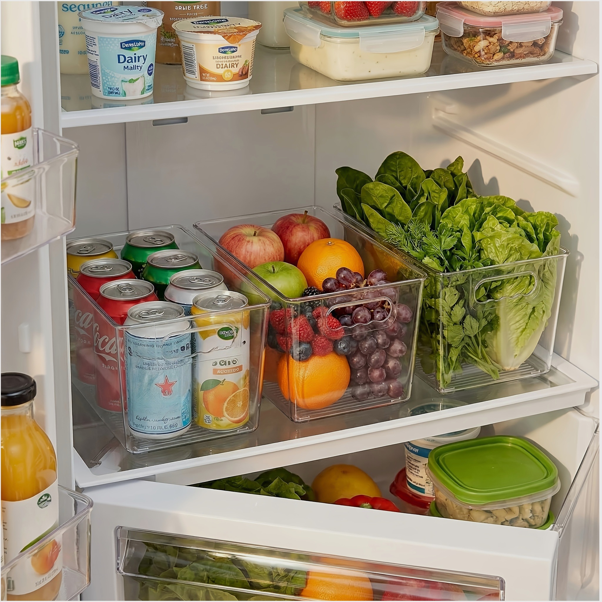 10-Piece Clear Plastic Storage - Food Storage Freezer Containers avis et prix