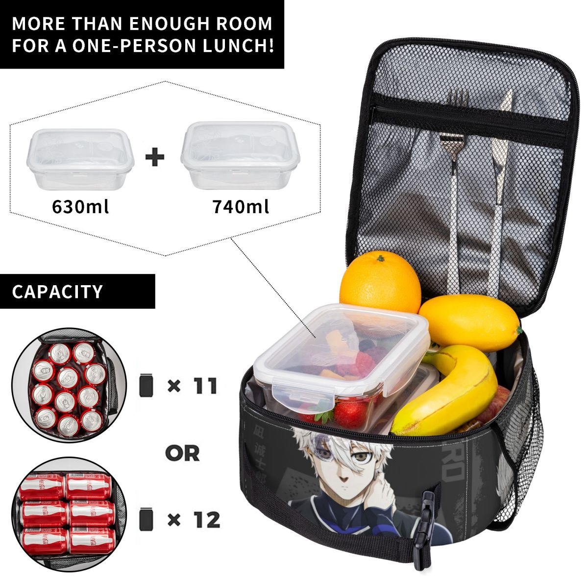 Insulated Lunch Boxes Anime Bl - Food Storage Lock Box avis et prix