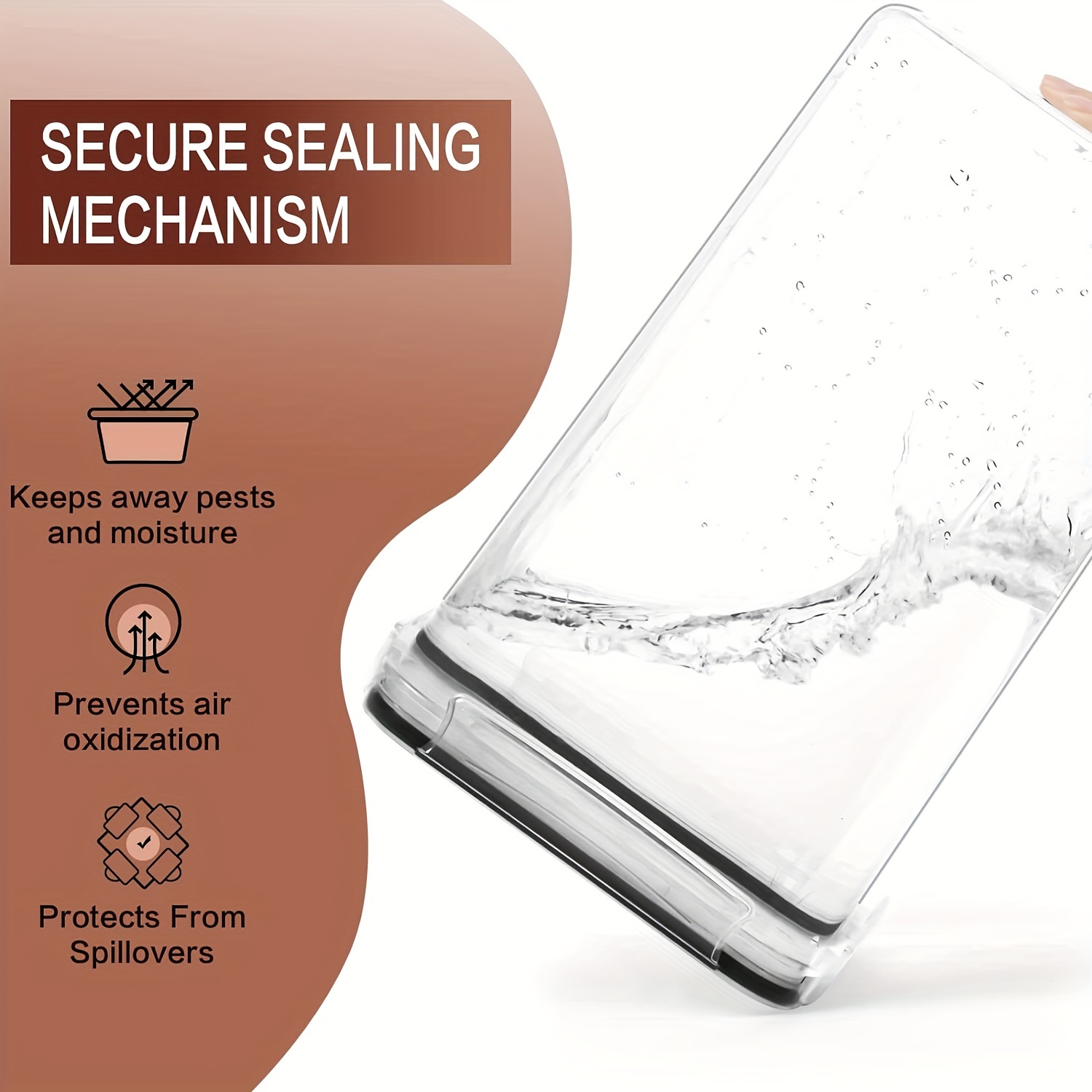 Skroam Large Airtight Food Sto - Food Storage Without Pantry avis et prix