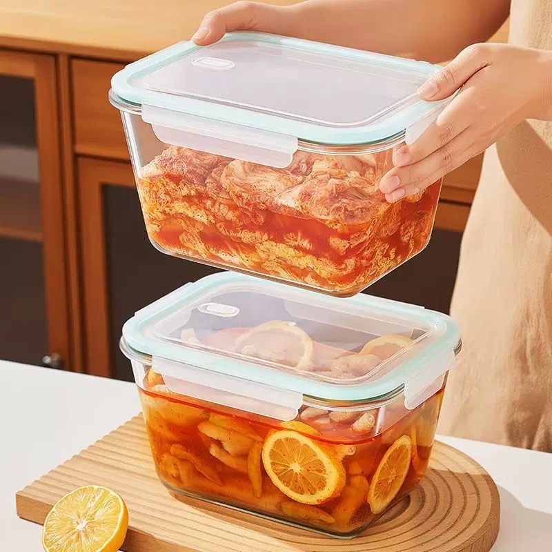 Large Capacity Glass Food Stor - Food Storage Box Large avis et prix