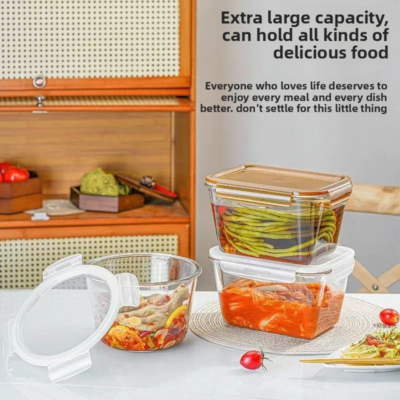Large Capacity Glass Food Stor - Food Storage Box Large avis et prix