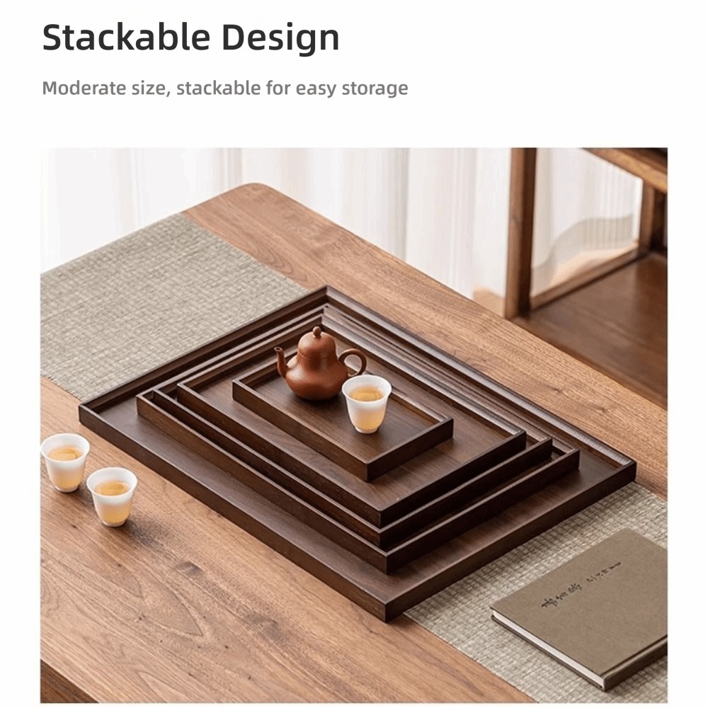 Decorate Tray Natural Bamboo B - Food Storage Table avis et prix