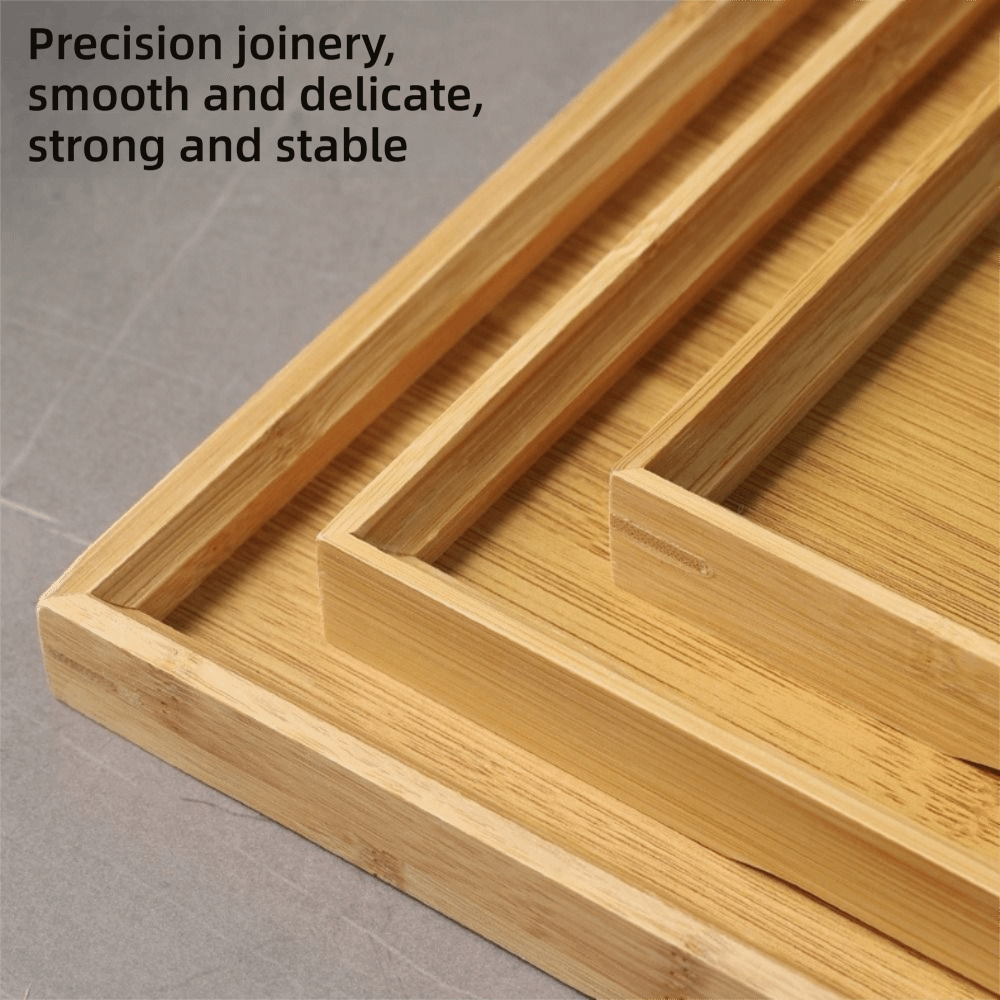 Decorate Tray Natural Bamboo B - Food Storage Table avis et prix