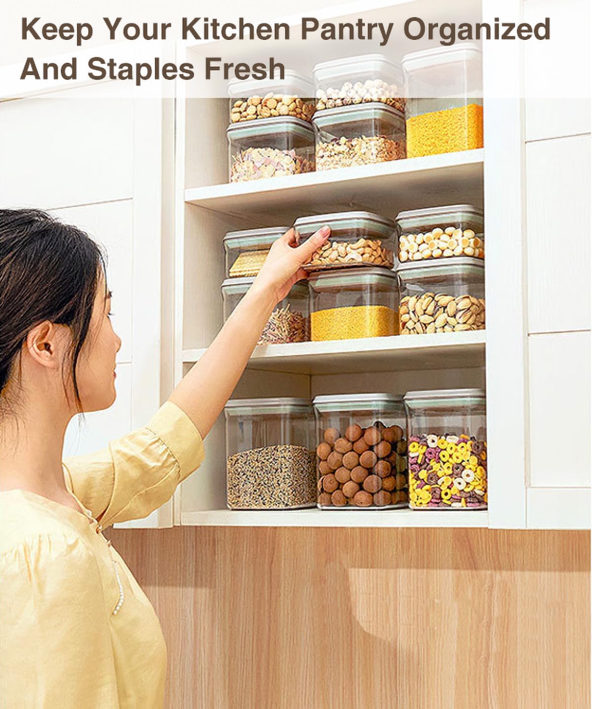 12 Pcs Airtight Food Storage C - Food Storage In Pantry avis et prix