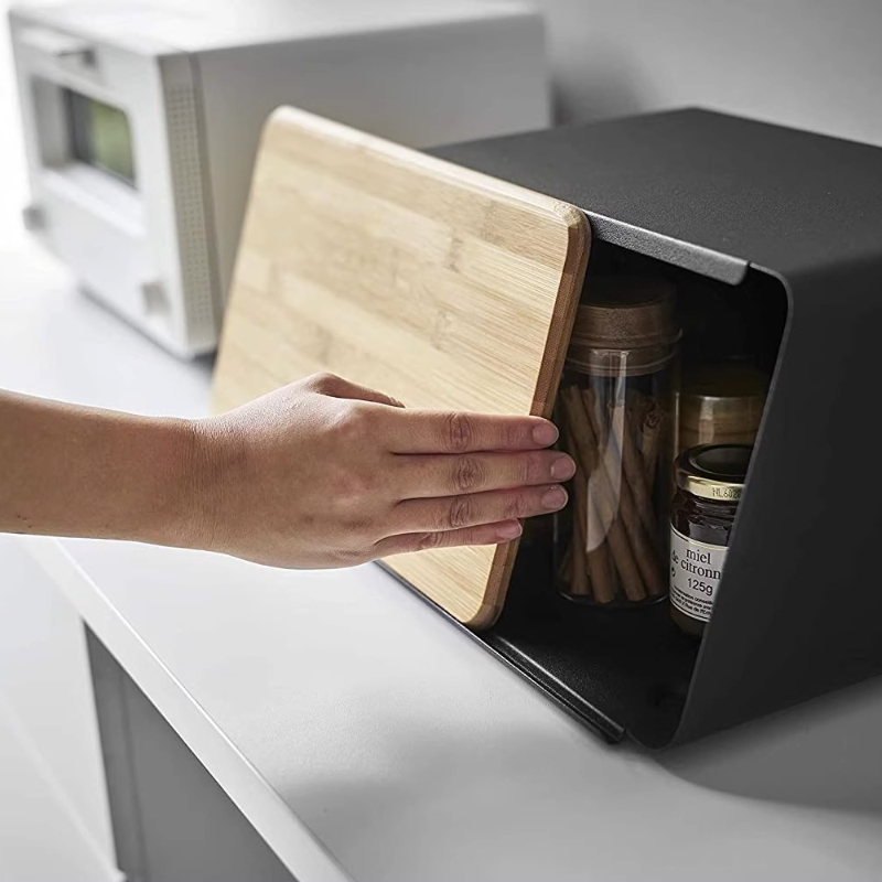 Bamboo Bread Box for Kitchen S - Food Storage In Pantry avis et prix