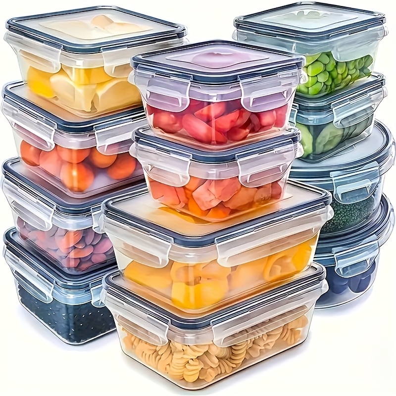 8Pcs Set Includes 4 Containers - Food Storage Freezer Containers avis et prix