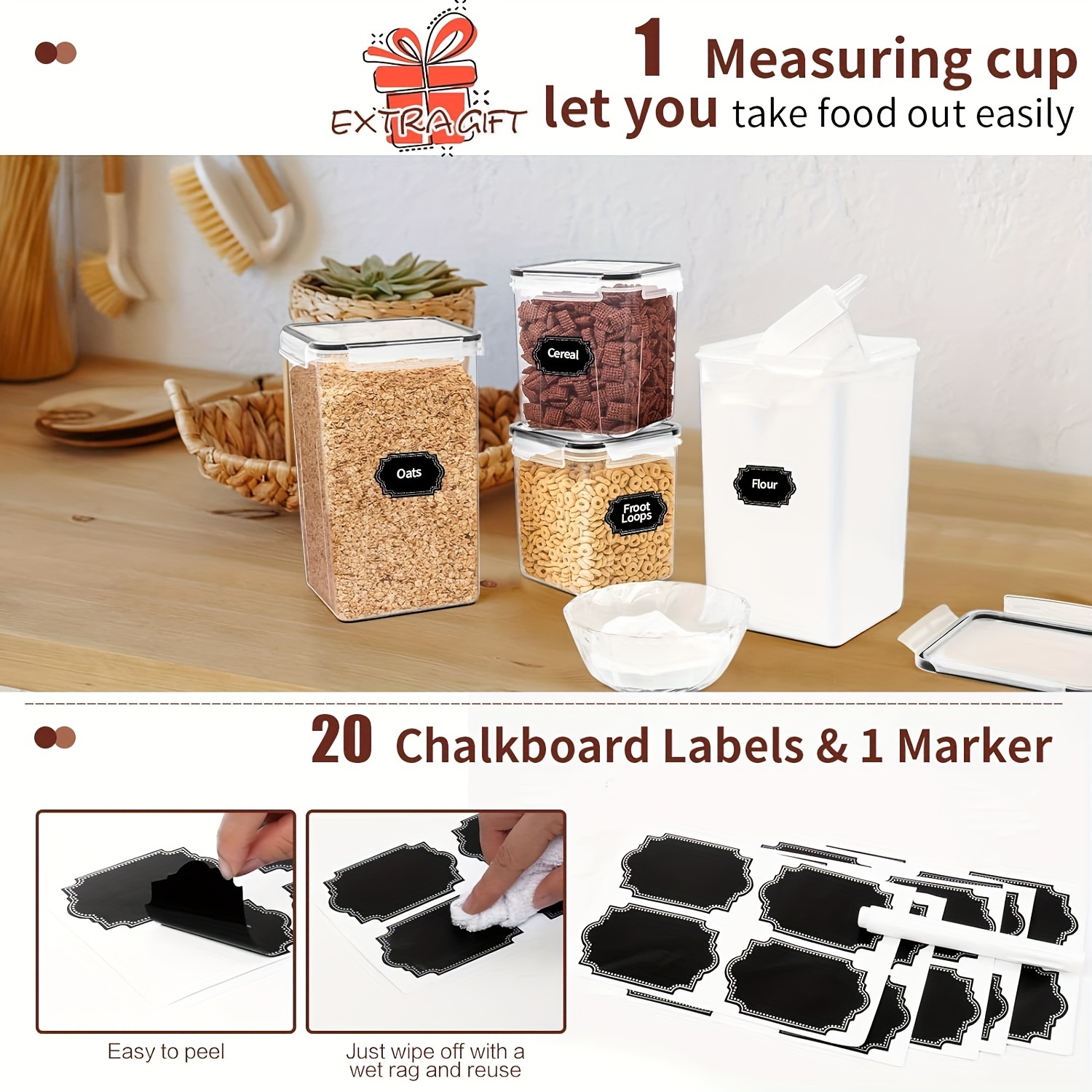 Airtight Food Storage Containe - Food Storage Without Pantry avis et prix