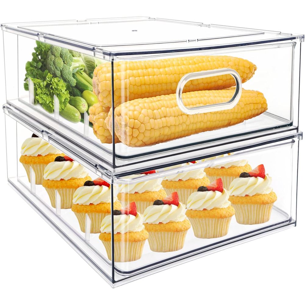 Clear Ridge Pull Out Stackable - Food Storage Without Pantry avis et prix