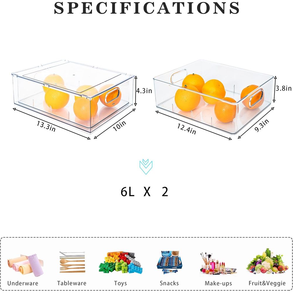 Clear Ridge Pull Out Stackable - Food Storage Without Pantry avis et prix