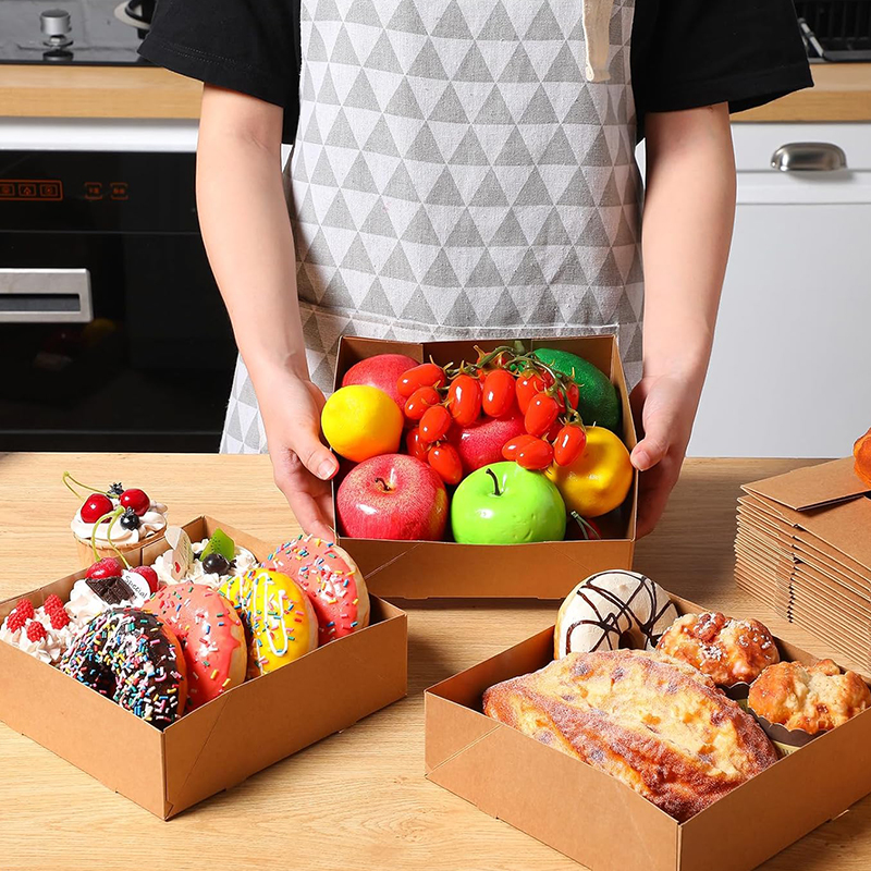 20/50Pcs Kraft Paper Food Tray - Food Storage Meals avis et prix