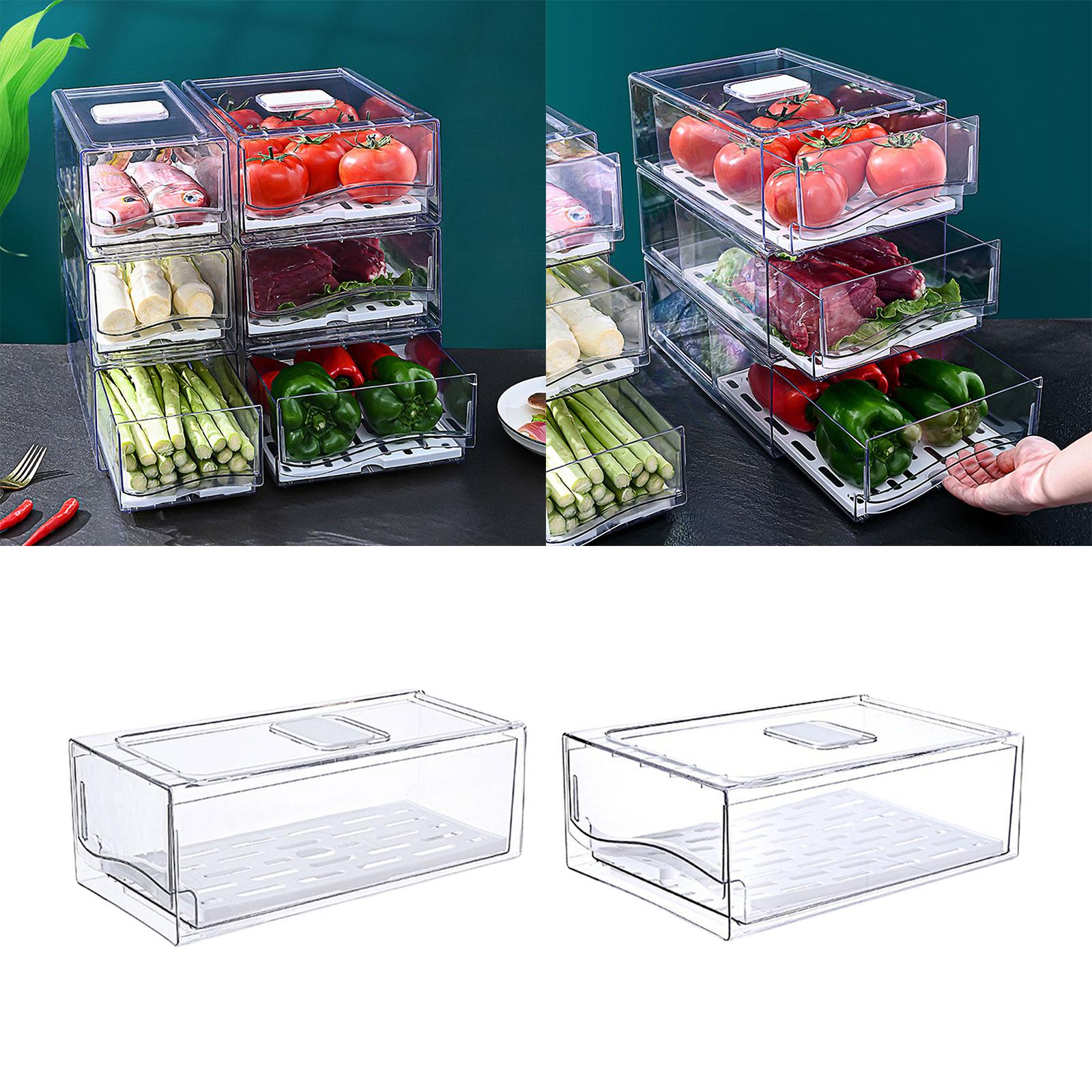 Fridge Drawer Bins Pantry Orga - Food Storage Without Pantry avis et prix
