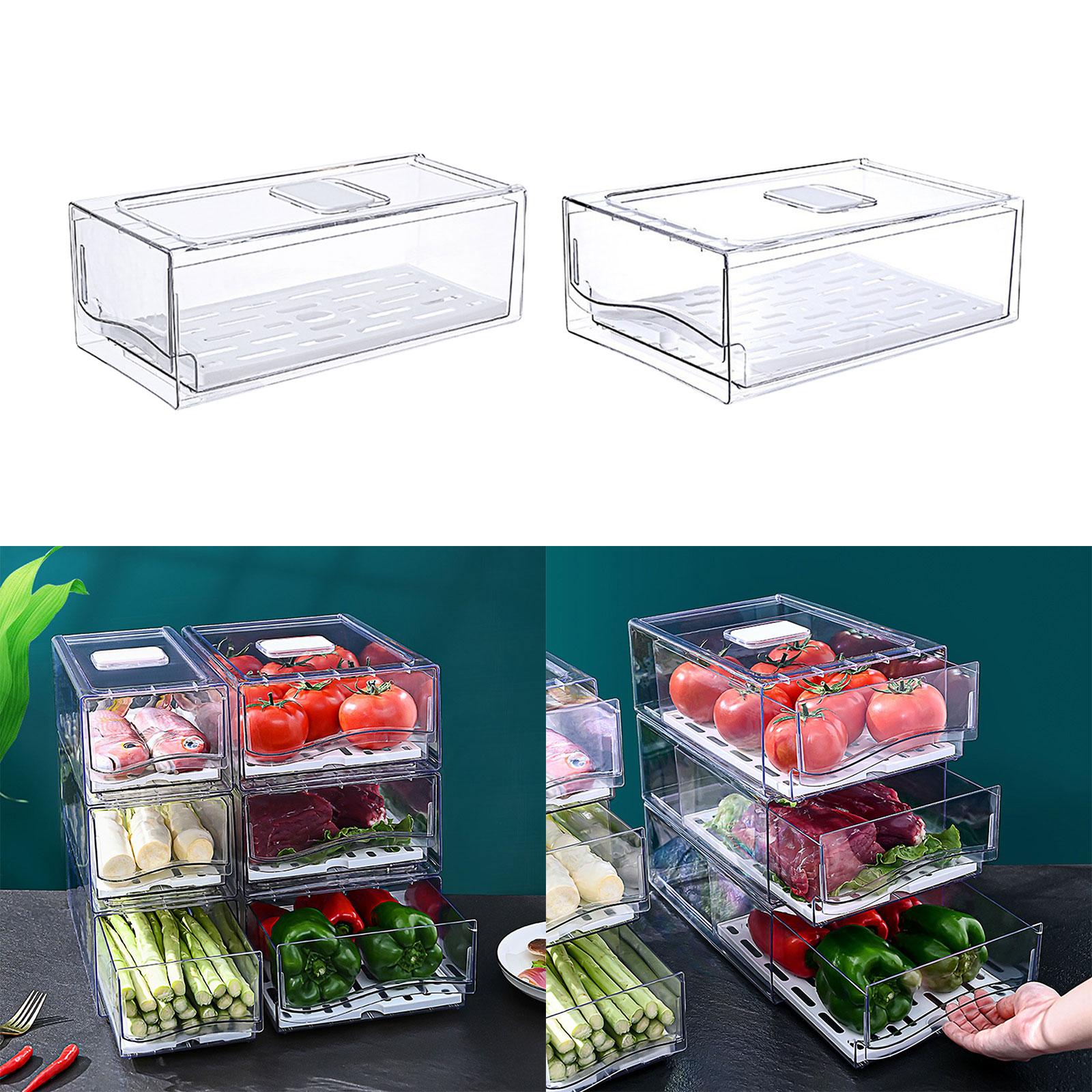 Fridge Drawer Bins Pantry Orga - Food Storage Without Pantry avis et prix