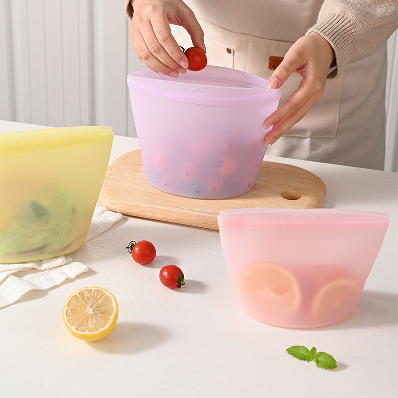 Self-Sealing Silicone Storage  - Food Storage Reusable Bags avis et prix